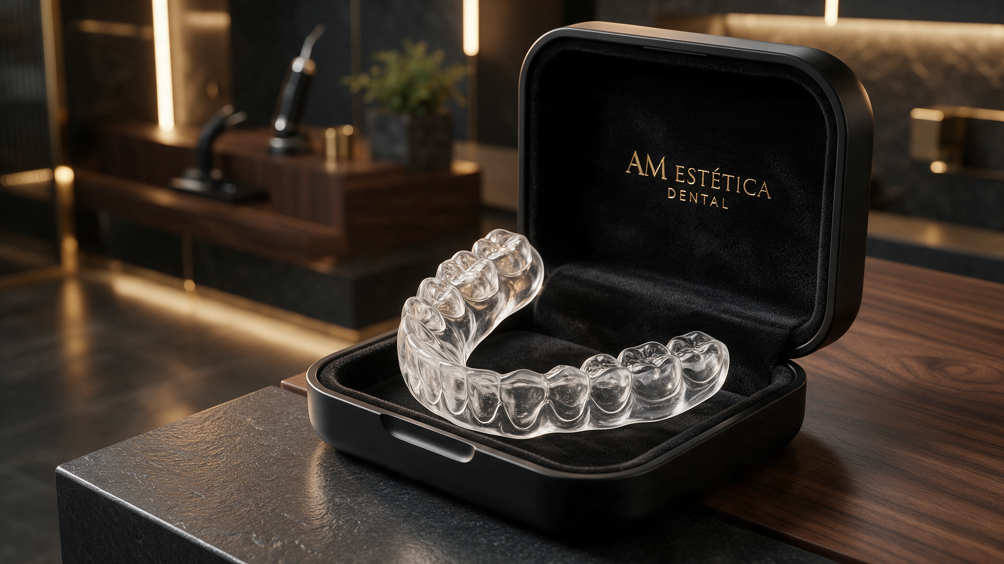 Placa neuromiorrelajante rígida de precisión AM Estética Dental